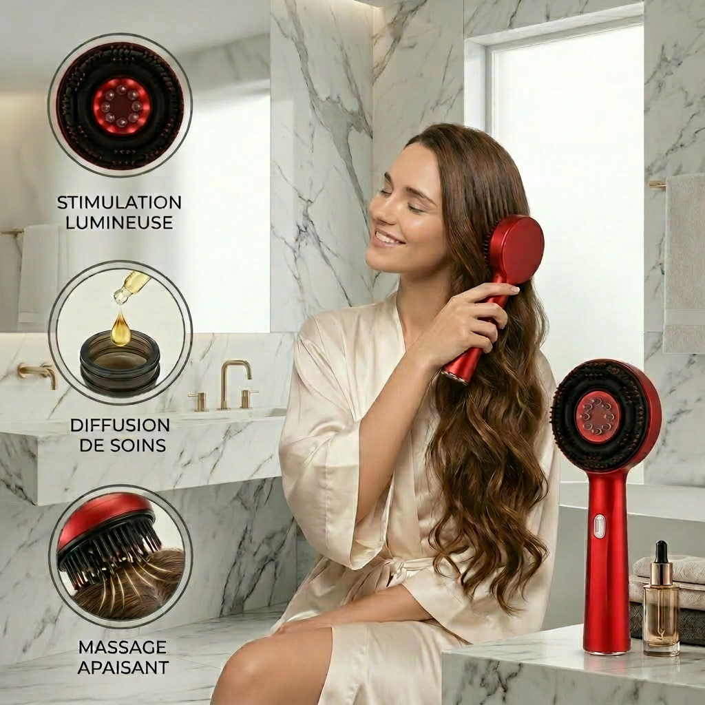 Brosse Scalp Repair 3-en-1